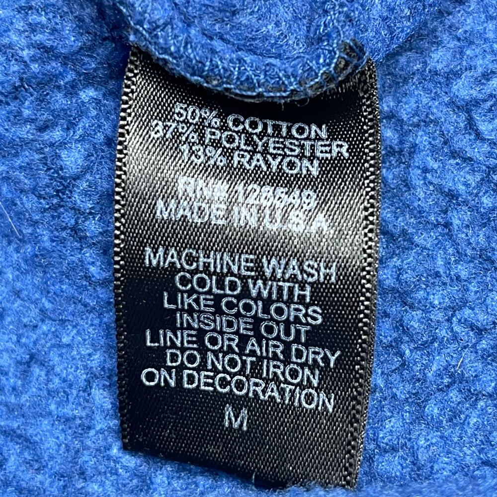 Aviator Nation x SoulCycle cropped crew sweatshirt Medium Blue smiley graphic - Picture 10 of 14